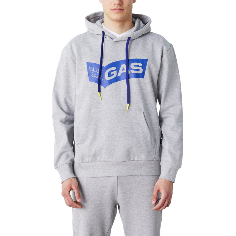 SUDADERA HOMBRE  GAS SVEN/R POUCH LOGO