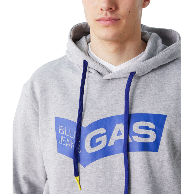 SUDADERA HOMBRE  GAS SVEN/R POUCH LOGO