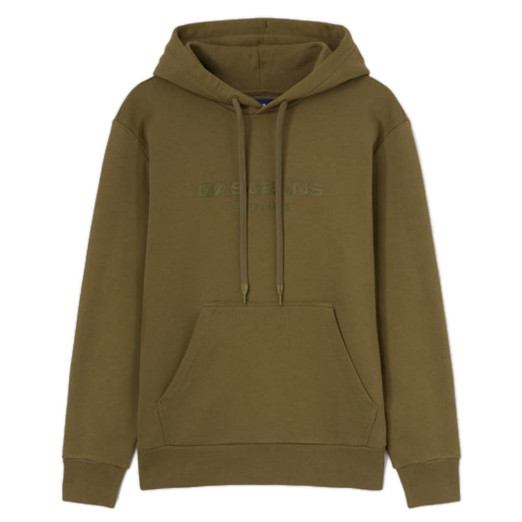 SUDADERA CON CAPUCHA Y BOLSILLO HOMBRE GAS