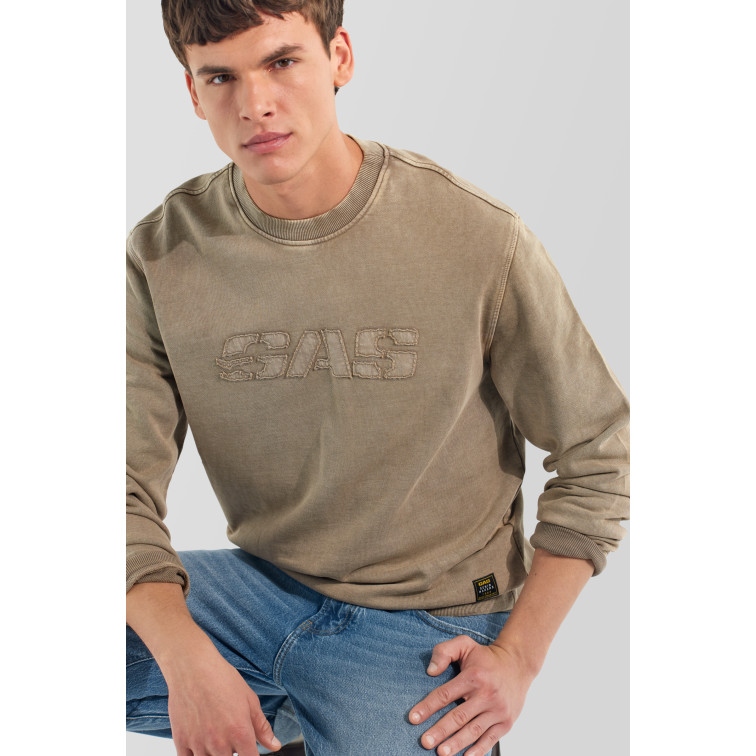 SUDADERA HOMBRE  GAS SWEN HER.LOGO