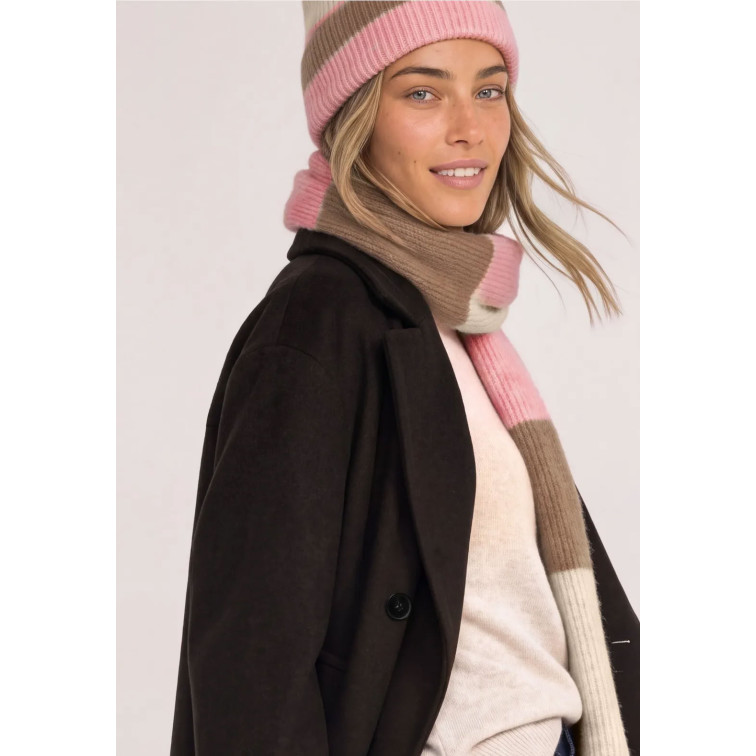 MUJER OP_LONG_COLORBLOCK KNIT SET 37938