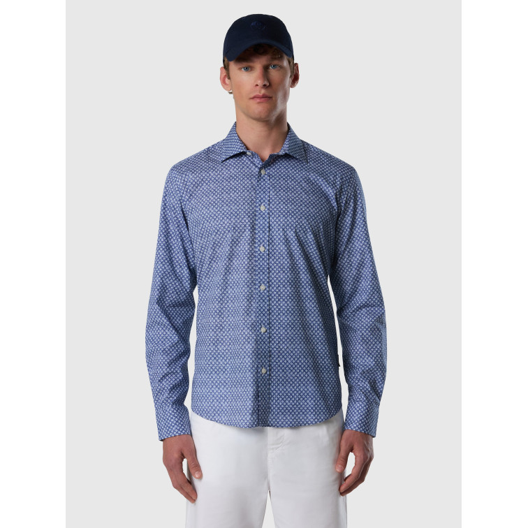 CAMISA HOMBRE  NORTH SAILS SHIRT SPREAD COLLAR LONG SLEEV