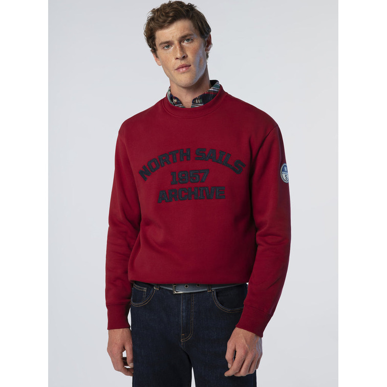 JERSEY HOMBRE  NORTH SAILS CREWNECK  SWEATER W/GRAPHIC