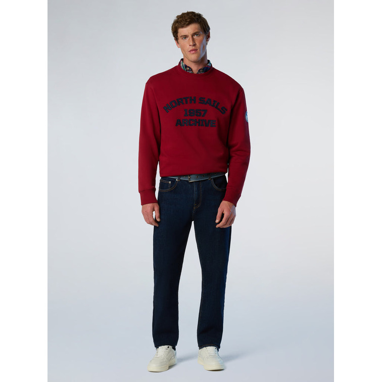 JERSEY HOMBRE  NORTH SAILS CREWNECK  SWEATER W/GRAPHIC