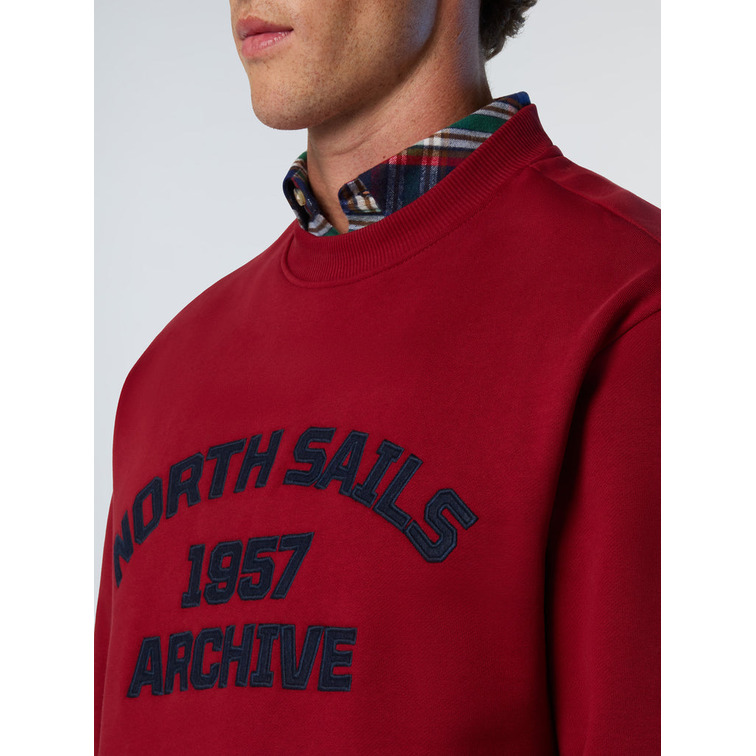 JERSEY HOMBRE  NORTH SAILS CREWNECK  SWEATER W/GRAPHIC