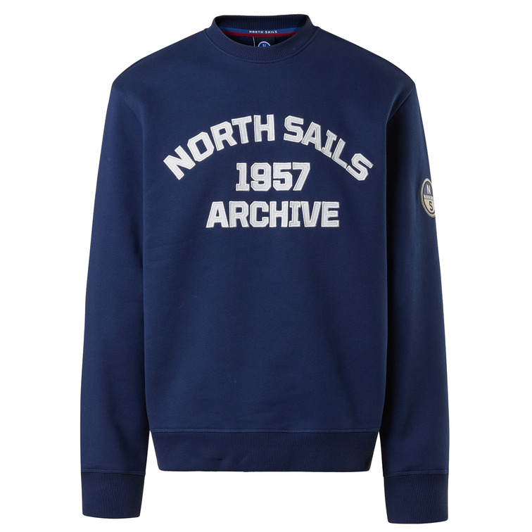 JERSEY HOMBRE  NORTH SAILS CREWNECK  SWEATER W/GRAPHIC