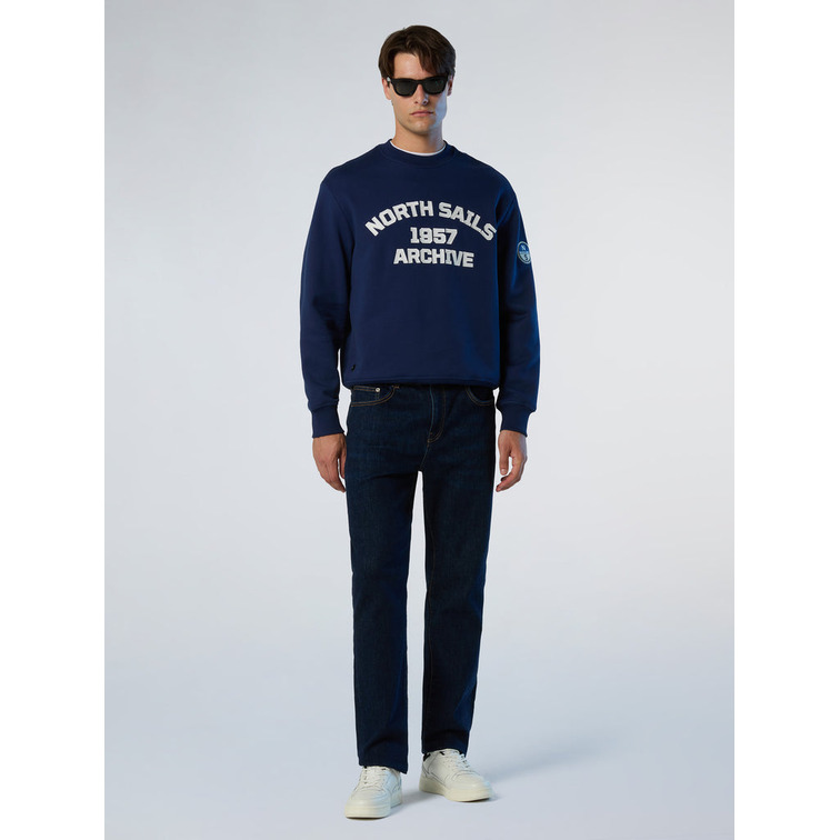 JERSEY HOMBRE  NORTH SAILS CREWNECK  SWEATER W/GRAPHIC