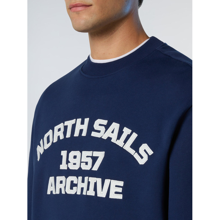 JERSEY HOMBRE  NORTH SAILS CREWNECK  SWEATER W/GRAPHIC
