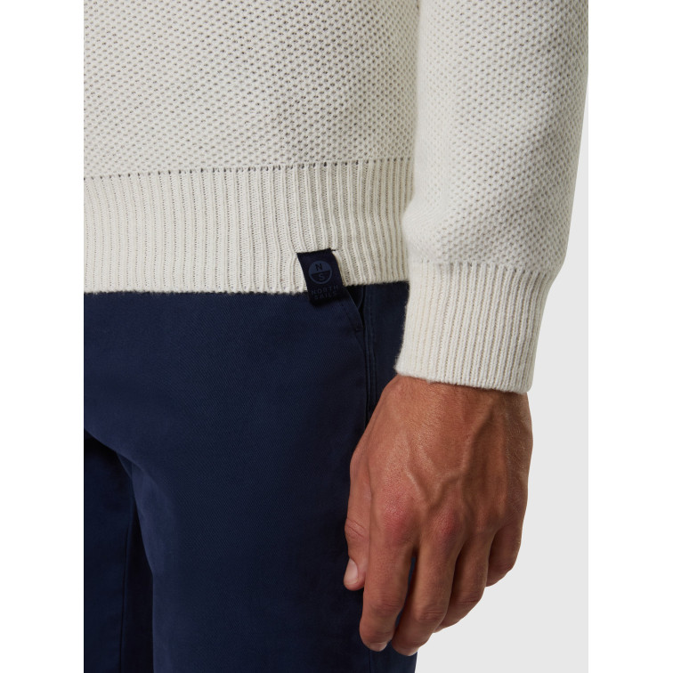JERSEY HOMBRE  NORTH SAILS CREW NECK 7GG KNITWEAR