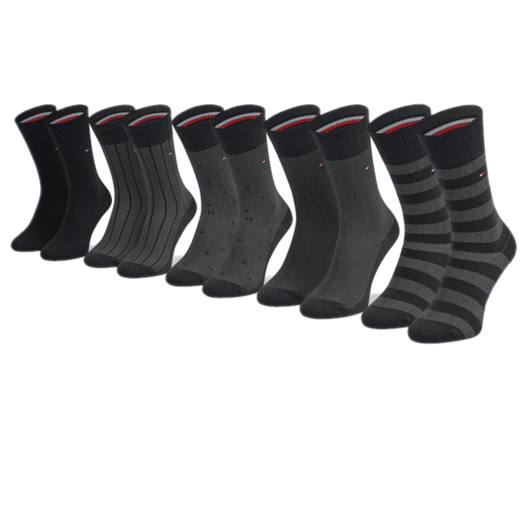 CAJA REGALO CON 4 PARES DE CALCETINES HOMBRE HOMBRE TOMMY HILFIGER