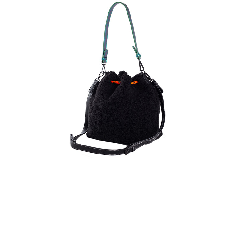 BOLSO MUJER MUNICH DEEP BUCKET BLACK
