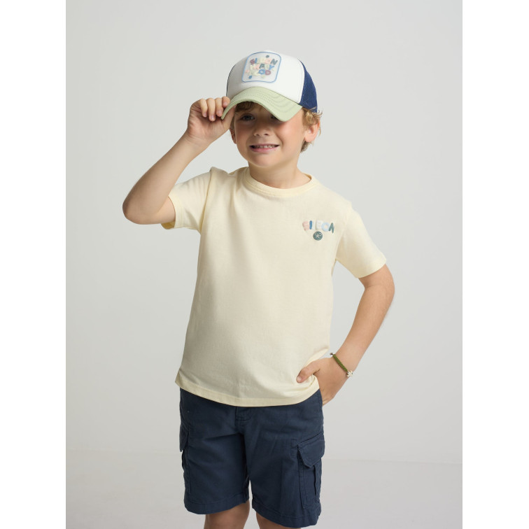 CAMISETA ESTAMPADA NIÑO SILBON FIT REGULAR