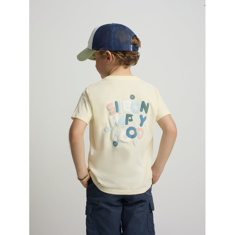 CAMISETA ESTAMPADA NIÑO SILBON FIT REGULAR