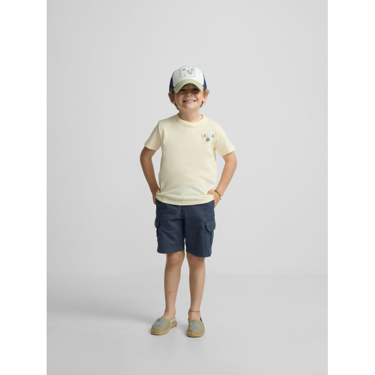 CAMISETA ESTAMPADA NIÑO SILBON FIT REGULAR