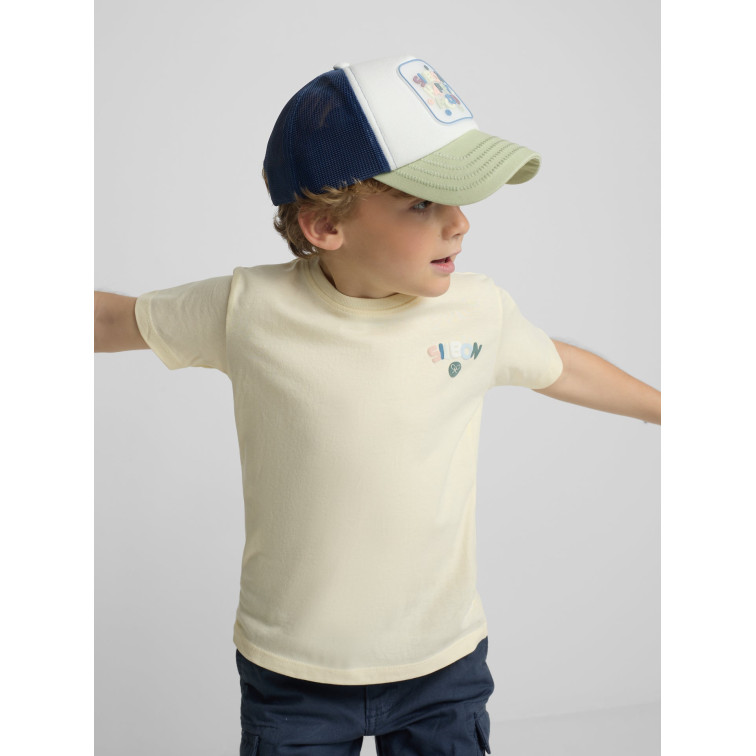 CAMISETA ESTAMPADA NIÑO SILBON FIT REGULAR