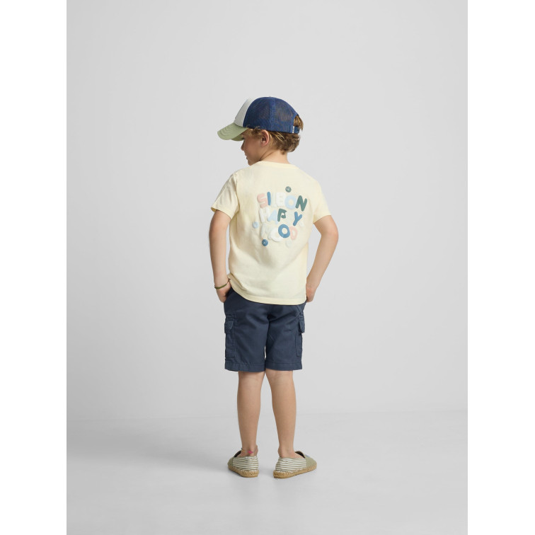 CAMISETA ESTAMPADA NIÑO SILBON FIT REGULAR