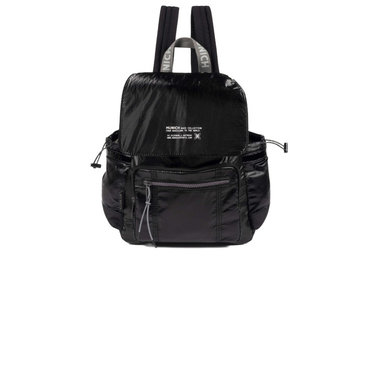 BOLSO MUJER  MUNICH DEEP RECYCLED BACKPACK BLACK