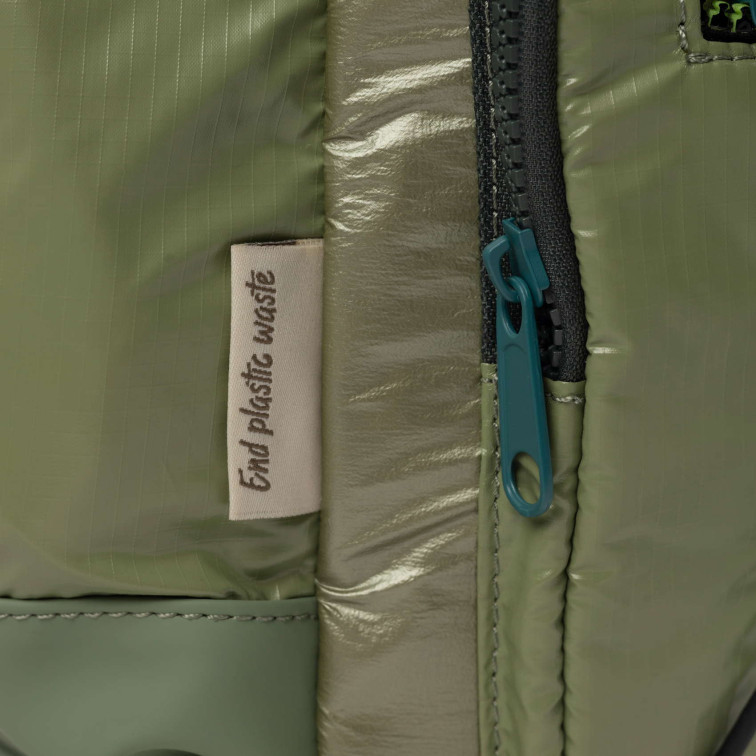 BOLSO MUJER  MUNICH DEEP RECYCLED BACKPACK KHAKI