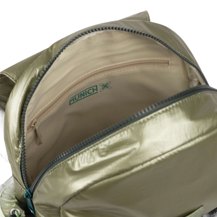 BOLSO MUJER  MUNICH DEEP RECYCLED BACKPACK KHAKI