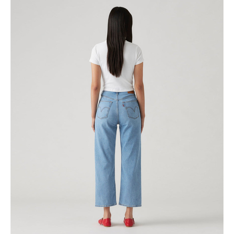 VAQUERO RECTO MUJER LEVIS RIBCAGE TIRO MUY ALTO