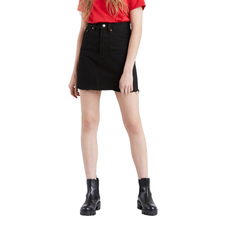 FALDA VAQUERA MUJER LEVIS DE TIRO ALTO