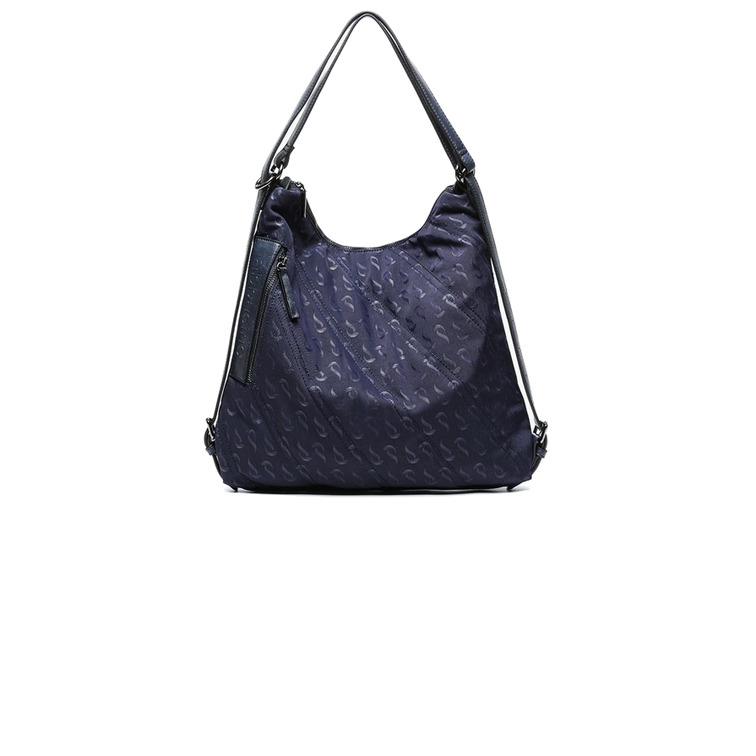 BOLSO-MOCHILA CON PRINT JACQUARD MUJER ABBACINO