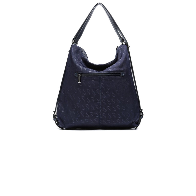 BOLSO-MOCHILA CON PRINT JACQUARD MUJER ABBACINO