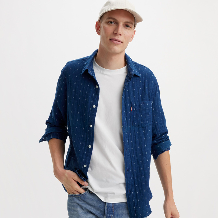 CAMISA HOMBRE  LEVIS SUNSET 1 POCKET STANDARD GRID