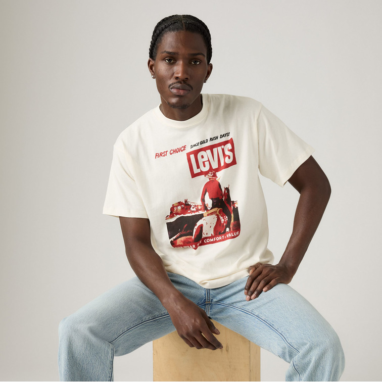 CAMISETA HOMBRE  LEVI'S VINTAGE FIT GRAPHIC TEE FIRST