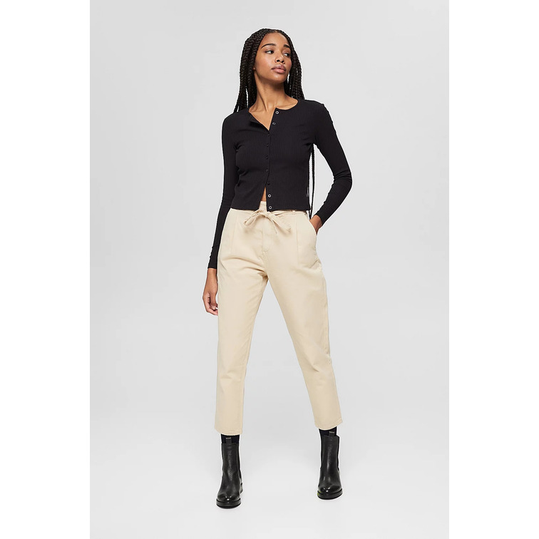 PANTALÓN CHINO CON CINTURÓN MUJER ESPRIT