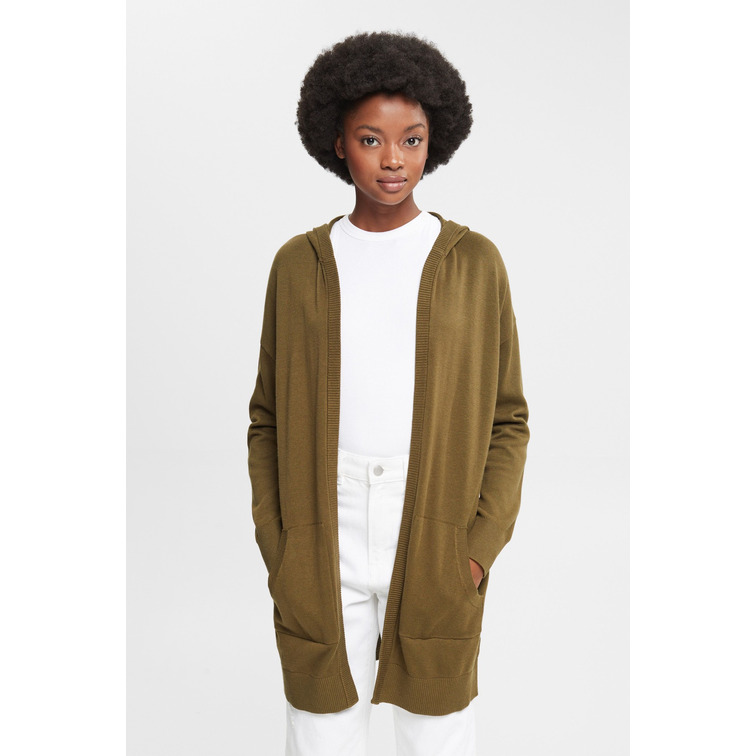 CARDIGAN ABIERTO CON CAPUCHA MUJER ESPRIT