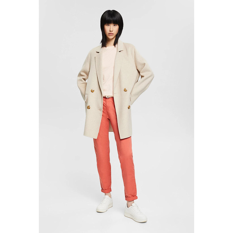 PANTALÓN CHINO CON CINTURÓN TRENZADO MUJER ESPRIT