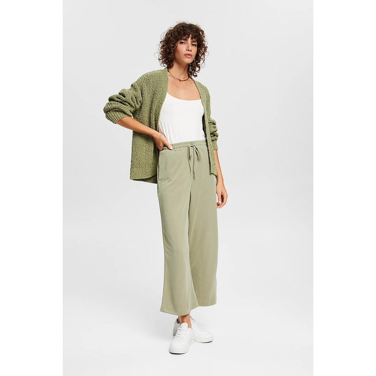 PANTALÓN CULOTTE EN FELPA SUAVE MUJER ESPRIT