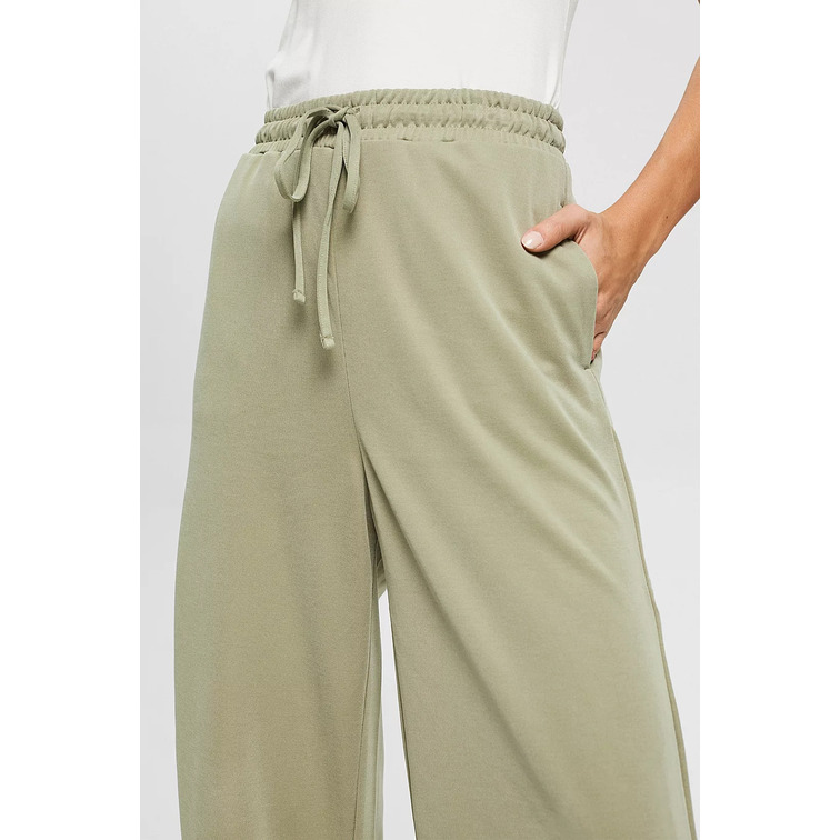 PANTALÓN CULOTTE EN FELPA SUAVE MUJER ESPRIT