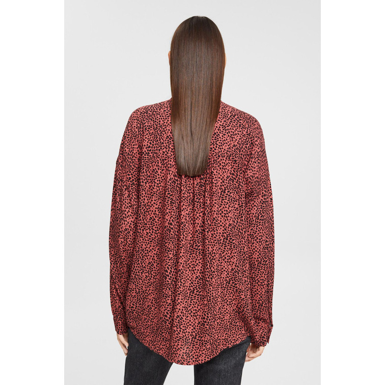 BLUSA DE VISCOSA ESTAMPADA MUJER ESPRIT