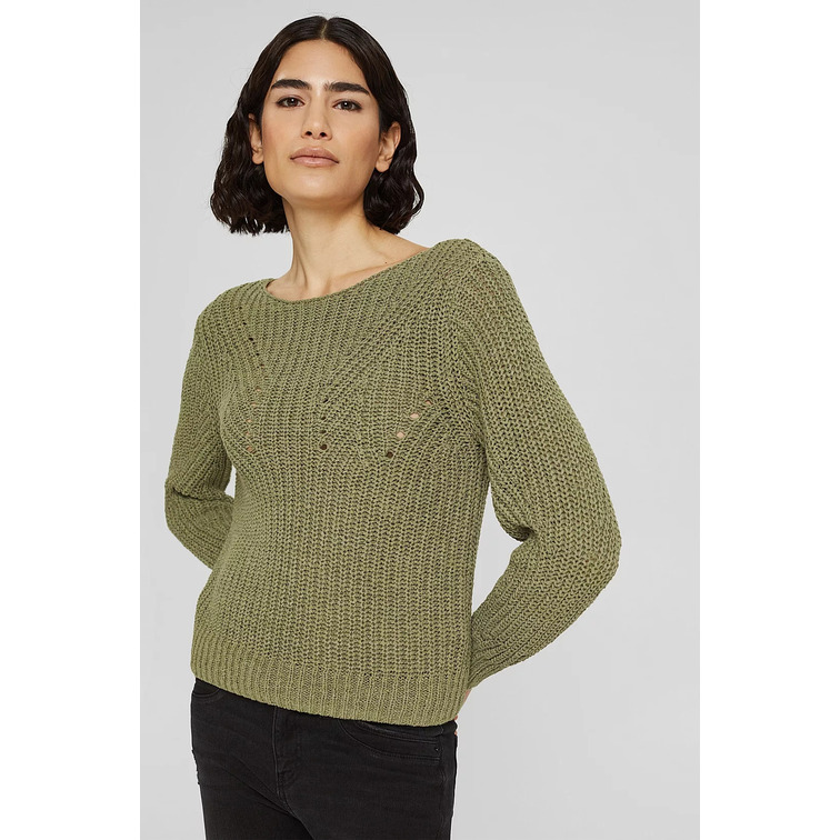 JERSEY CON CALADOS MUJER ESPRIT