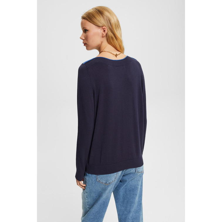 JERSEY CON CUELLO BARCO MUJER ESPRIT