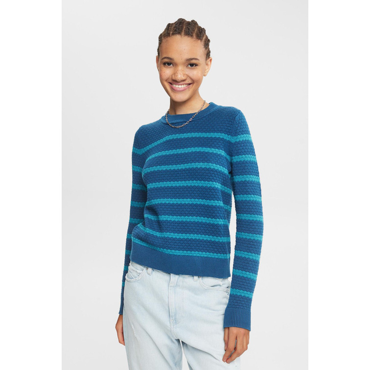 JERSEY EN PUNTO CON TEXTURA MUJER ESPRIT