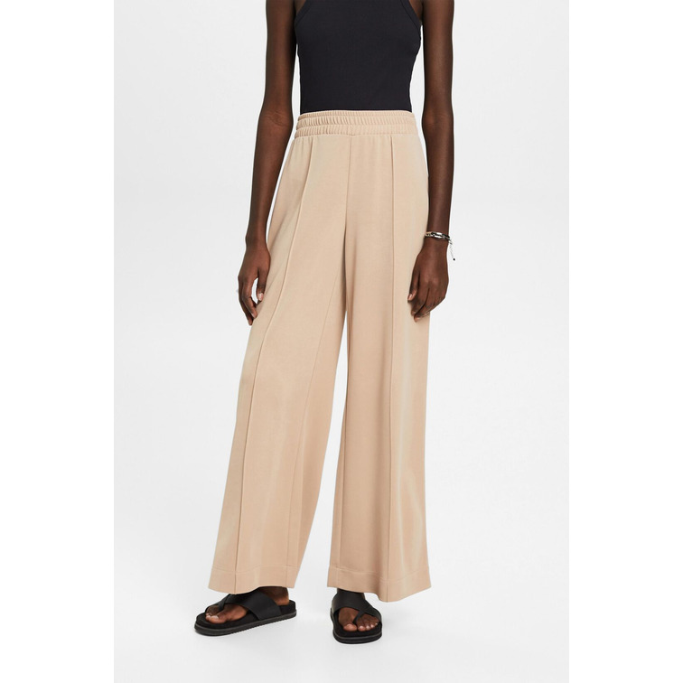 PANTALÓN DE TEJIDO DE PERNERA ANCHA MUJER ESPRIT