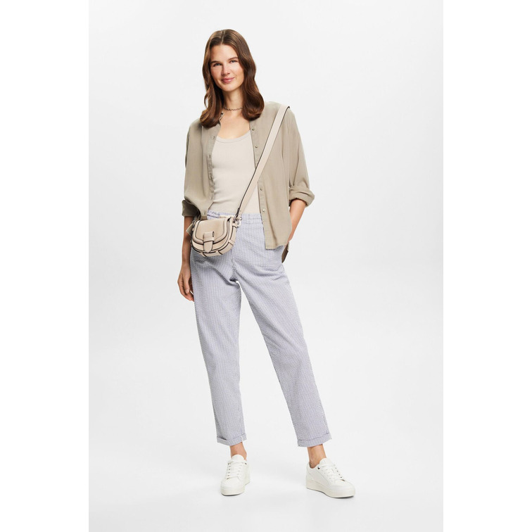 PANTALÓN JOGGER ESTAMPADO A RAYAS MUJER ESPRIT