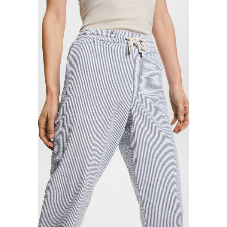 PANTALÓN JOGGER ESTAMPADO A RAYAS MUJER ESPRIT