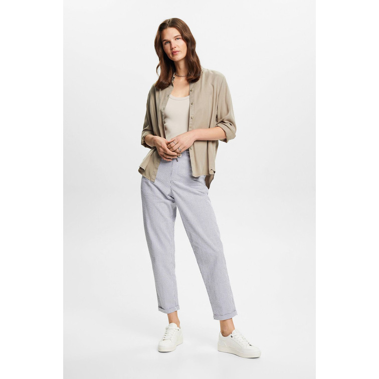 PANTALÓN JOGGER ESTAMPADO A RAYAS MUJER ESPRIT