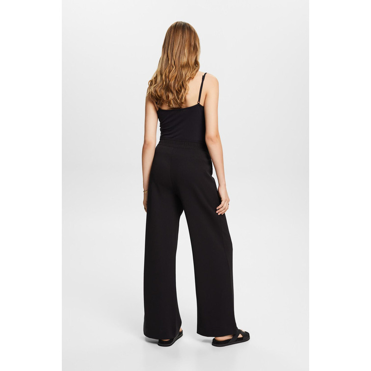 PANTALÓN ANCHO DE PUNTO VISCOSA MUJER MUJER ESPRIT