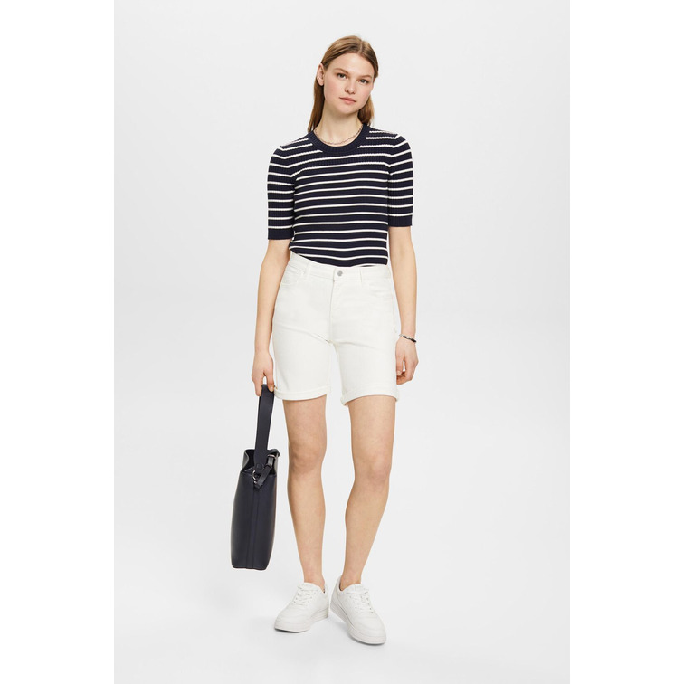 PANTALÓN CORTO DE ALGODÓN ELÁSTICO MUJER ESPRIT