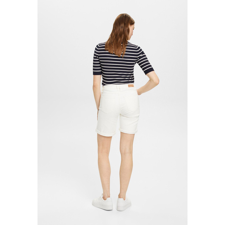 PANTALÓN CORTO DE ALGODÓN ELÁSTICO MUJER ESPRIT
