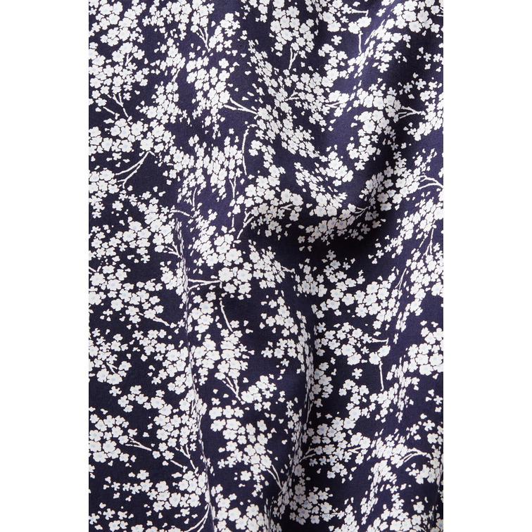 BLUSA ESTAMPADA DE CUELLO EN PICO MUJER ESPRIT