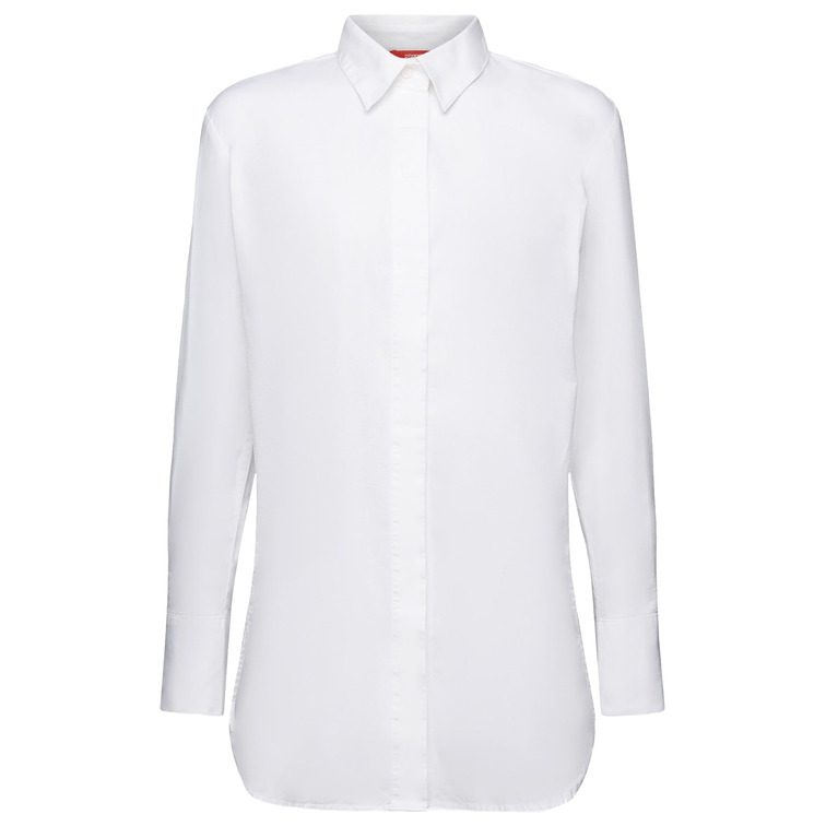 CAMISA OVERSIZE EN POPELINA DE ALGODÓN MUJER ESPRIT
