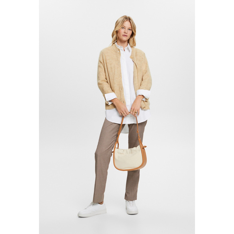 CAMISA OVERSIZE EN POPELINA DE ALGODÓN MUJER ESPRIT