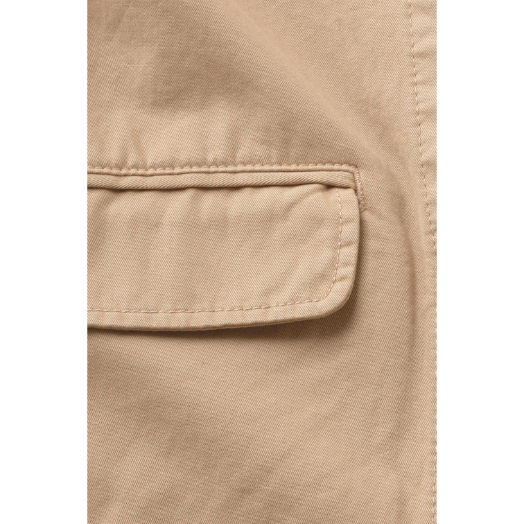 CHAQUETA DE ALGODÓN DE CORTE CUADRADO MUJER ESPRIT