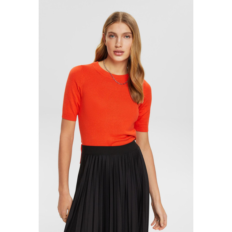 JERSEY DE PUNTO CON MANGA CORTA MUJER ESPRIT